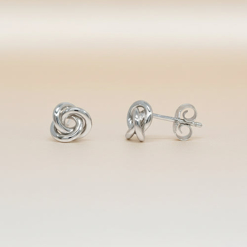 Ohrstecker 925 Silber Knotendesign | Splendido Schmuck