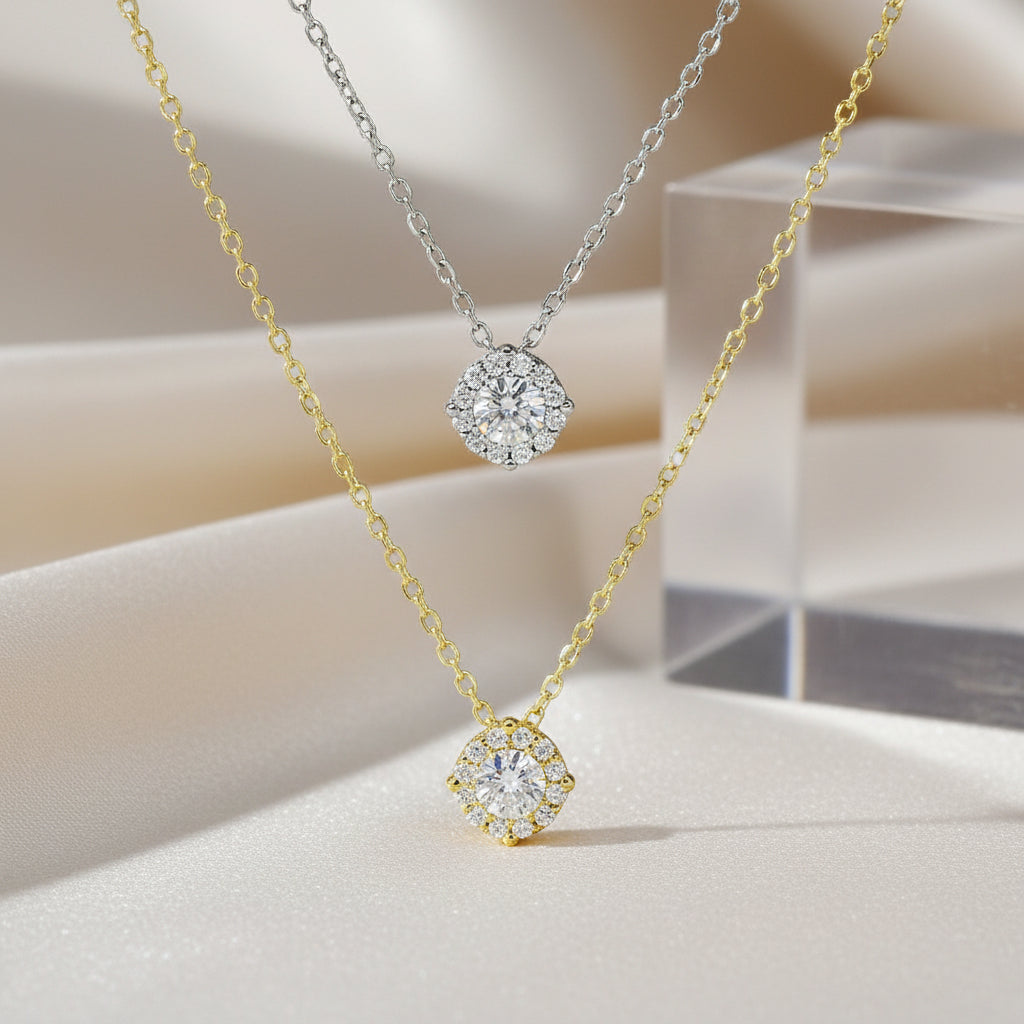 Goldkette 14Kt.mit Zirkonia