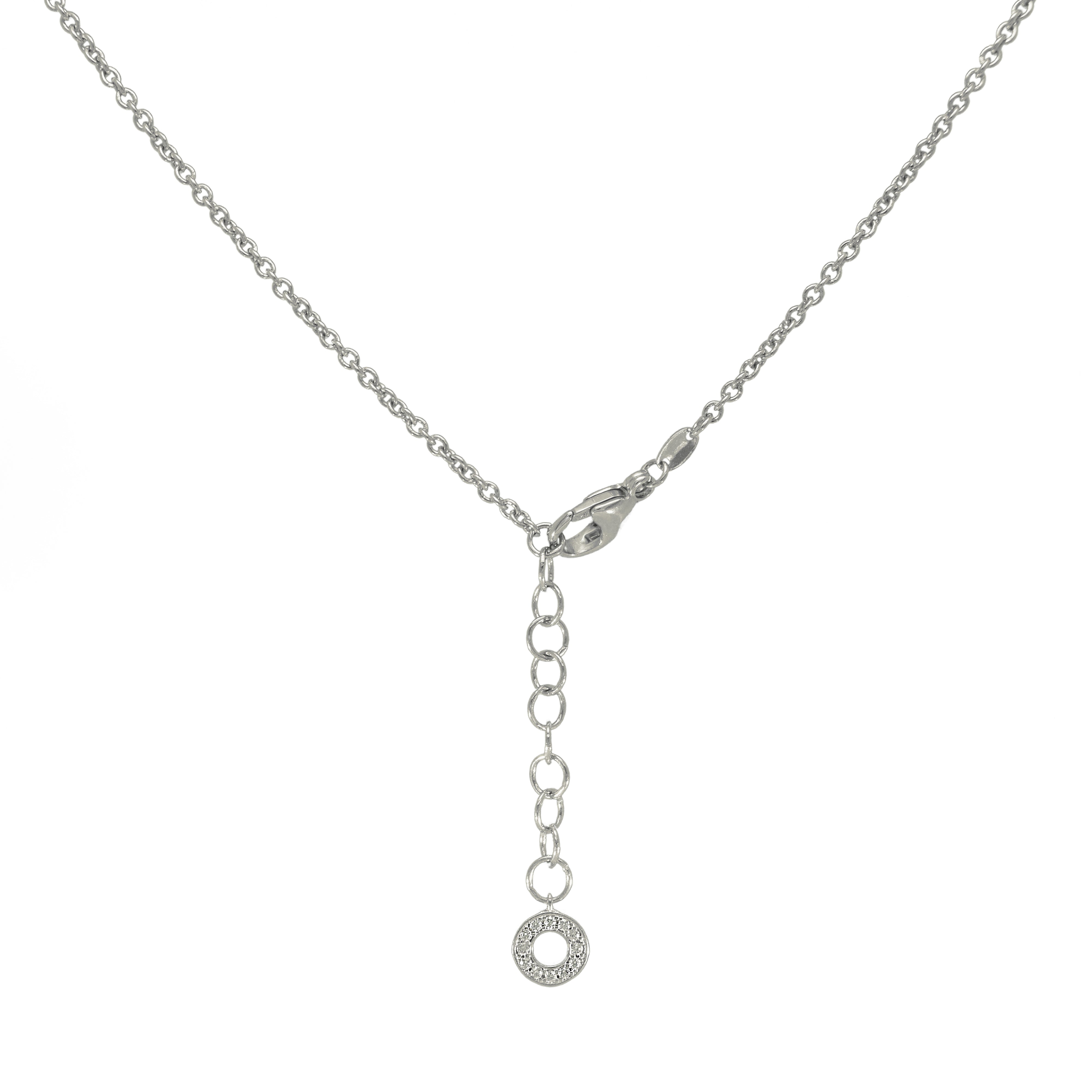 Catena in argento 925 con zirconi