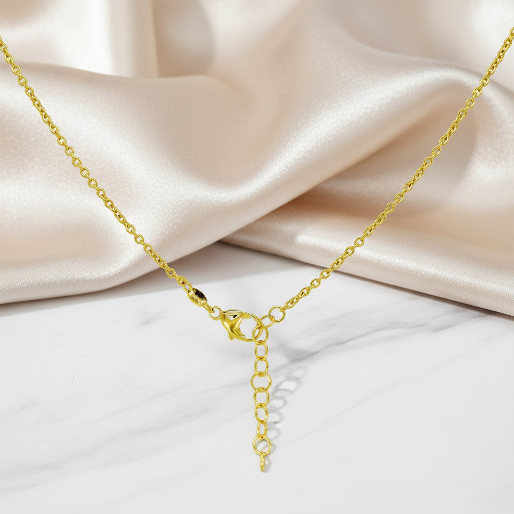 Catena in argento con zirconi