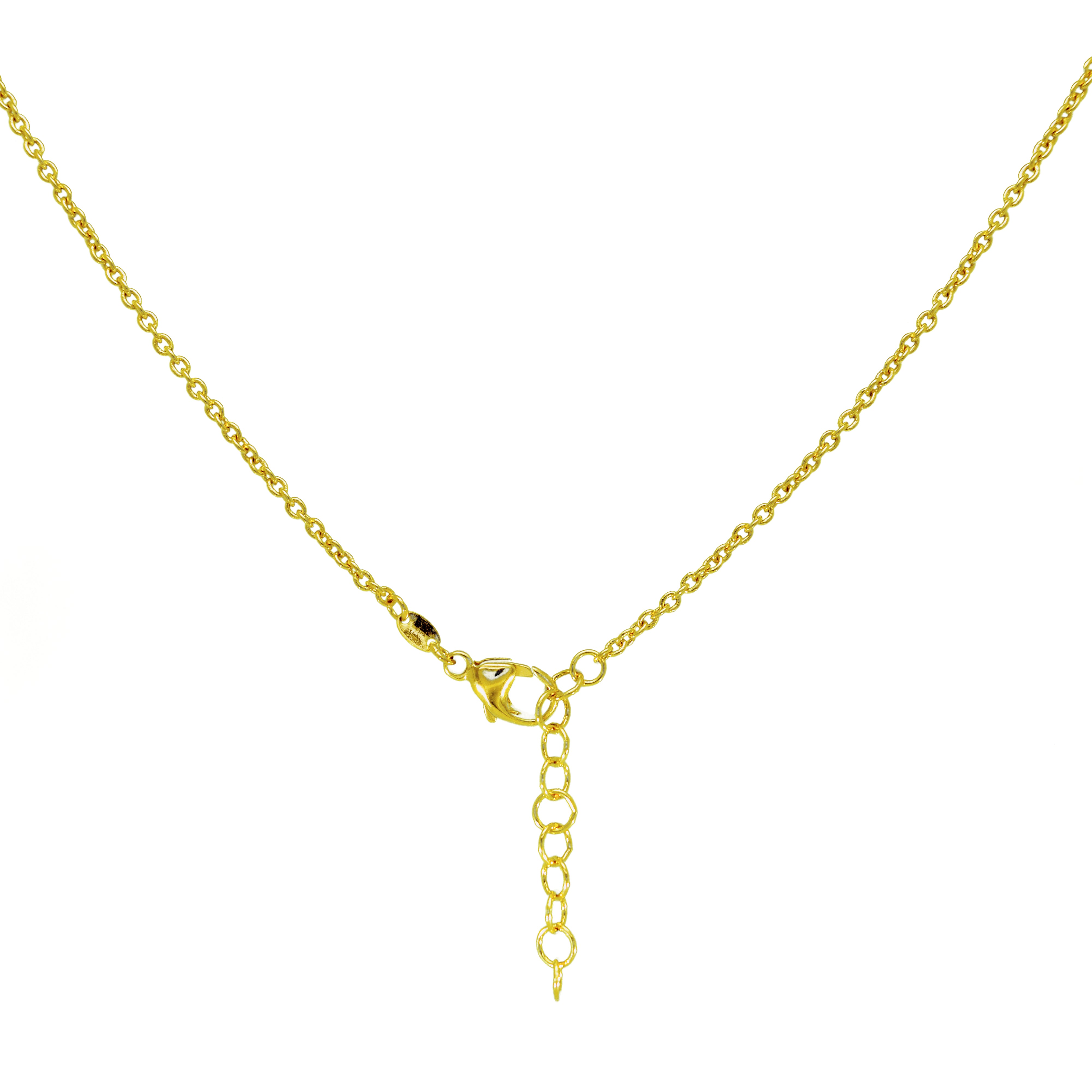 Silver chain with zirconia