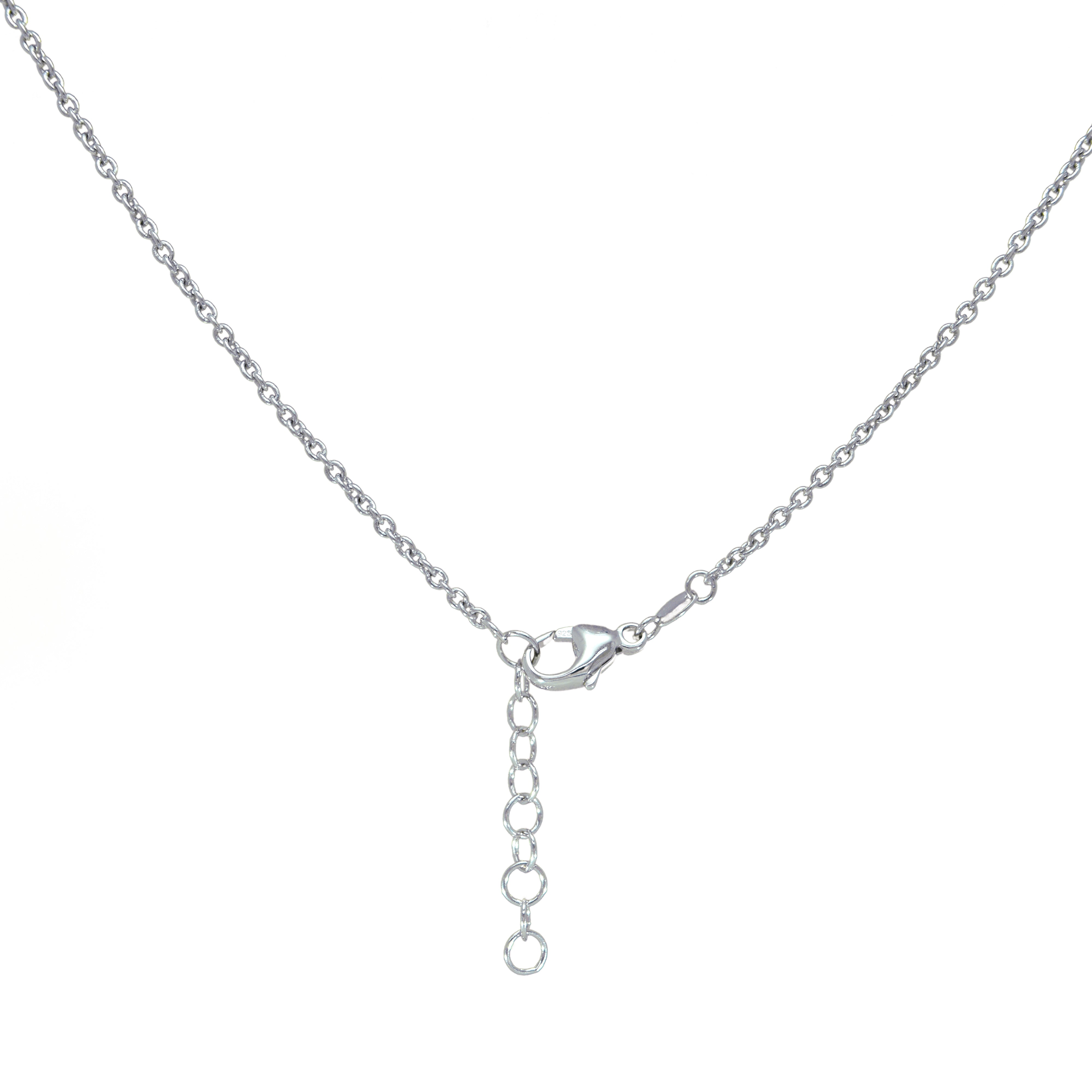 Catena in argento 925 con zirconi