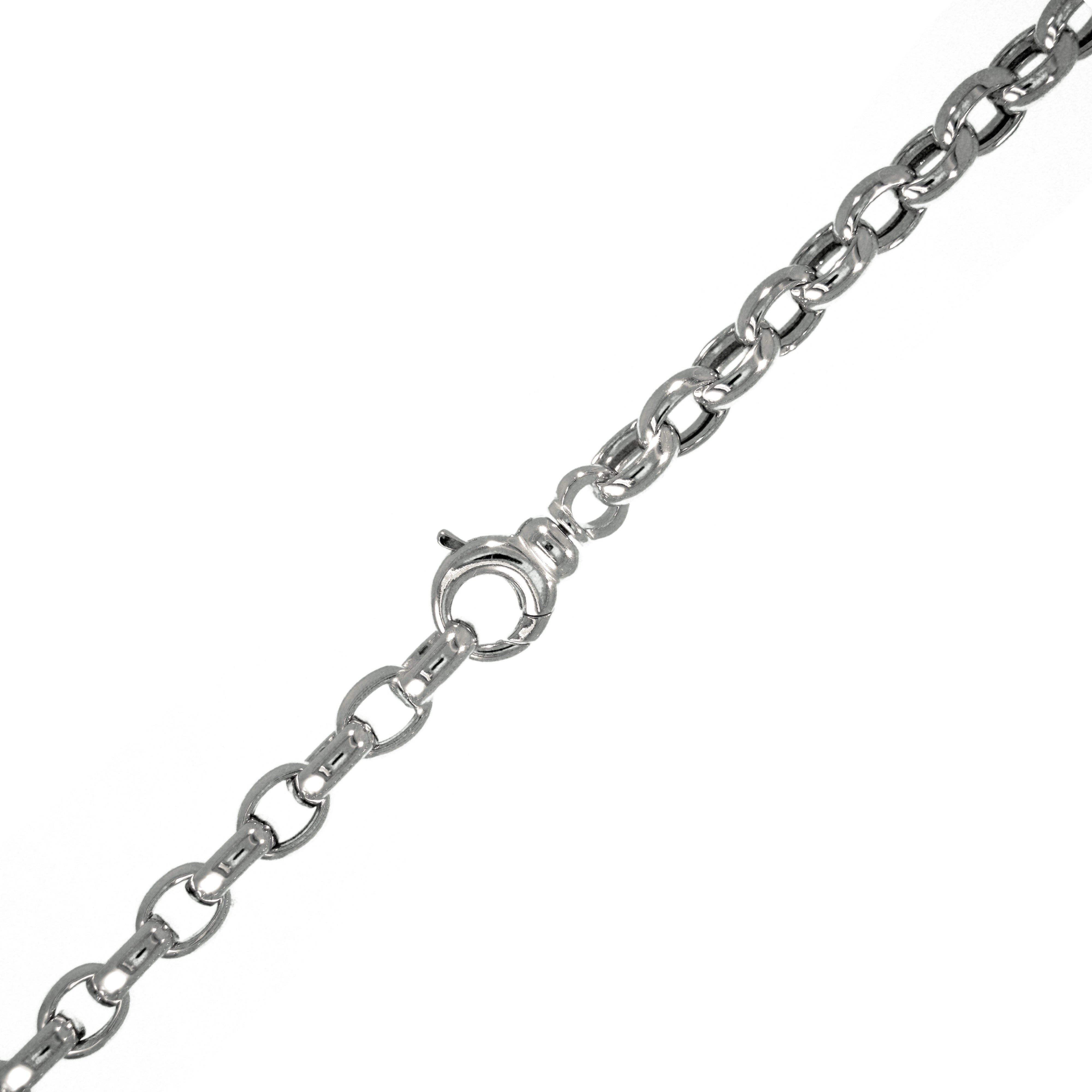 Catena in argento 925 con zirconi 