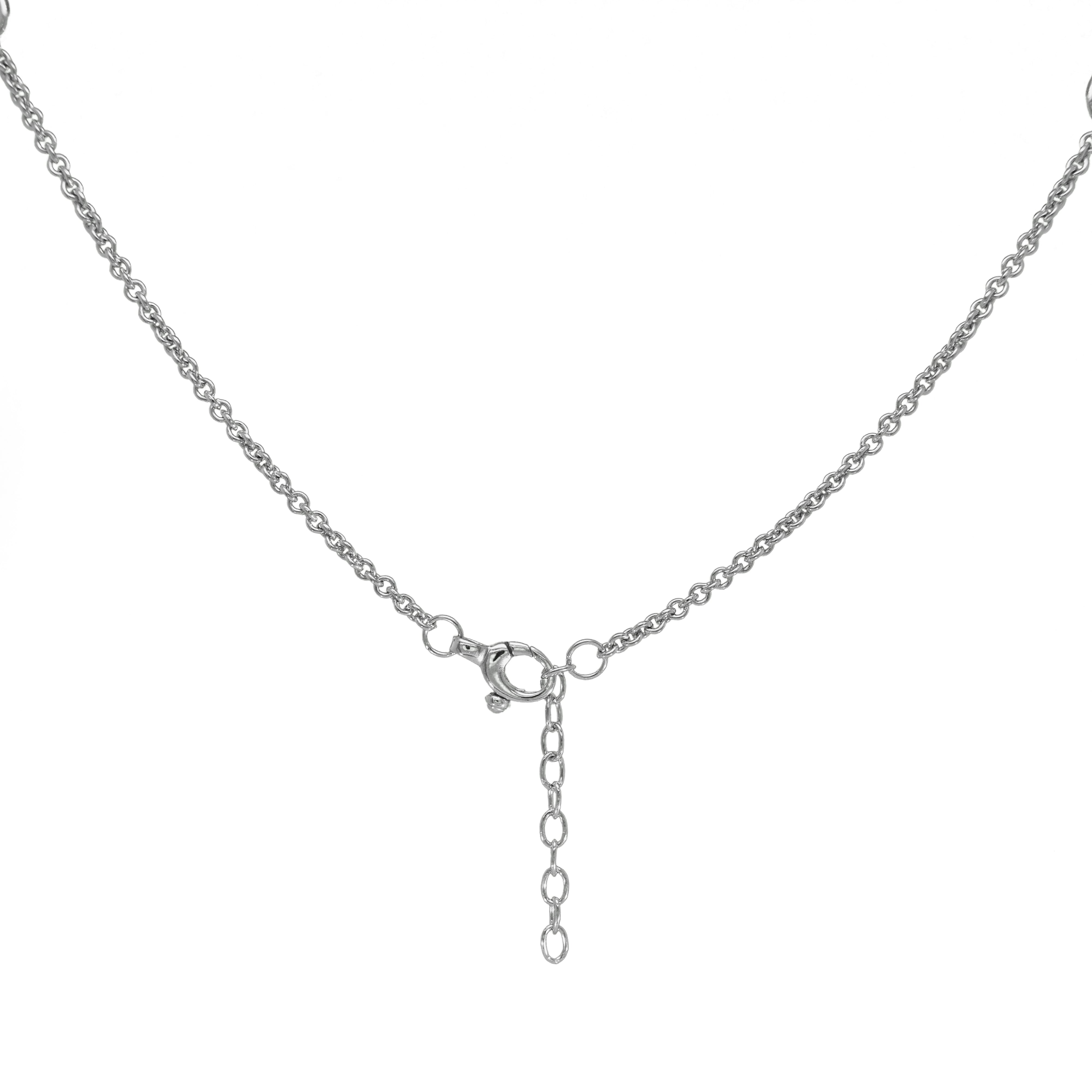 Catena in argento 925 con zirconi