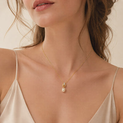 Collier 585 Gelbgold Perle Brillant – Splendido Schmuck – Produktvideo