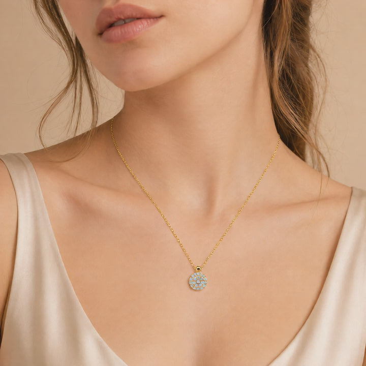 Halskette 585 Gold Zirkonia Pavé Besetzt – Splendido – Produktvideo