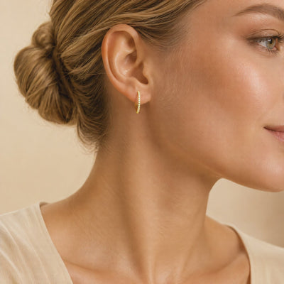 Creolen 585 Gold Zirkonia Vollbesetzt – Splendido – Produktvideo