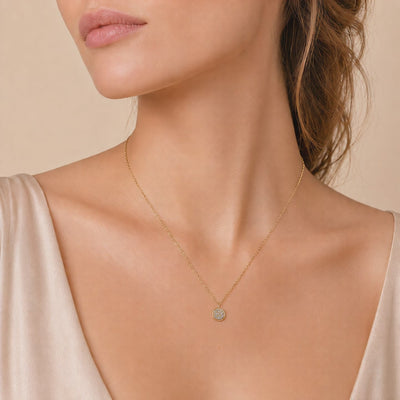 Halskette 585 Gold Brillanten Pavé offene Rückseite – Splendido Schmuck – Produktvideo