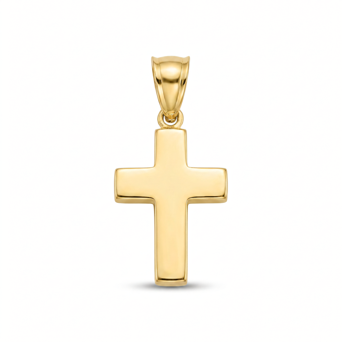 Anhänger aus 585er Gold, hochglanzpoliert – Kreuz | Splendido Schmuck