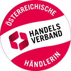 Label « Commerçante autrichienne » – membre du Handelsverband (fédération autrichienne du commerce)